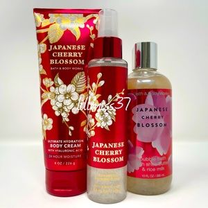 Bath & Body Works Body Care Set JAPANESE CHERRY BLOSSOM